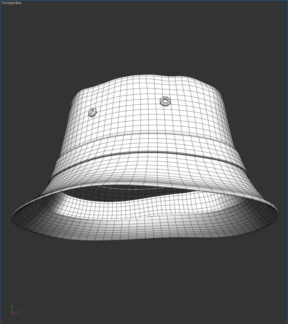 Bucket Hat Package 3D model_15