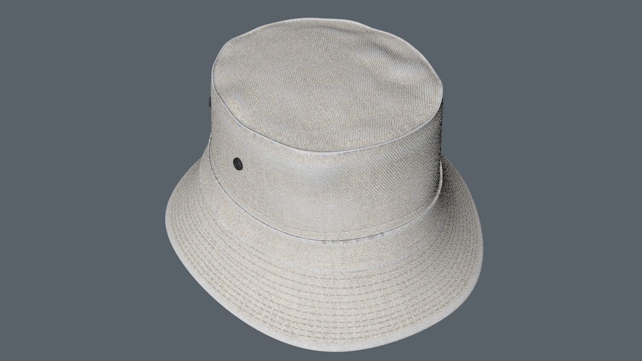 Bucket Hat Package 3D model_5