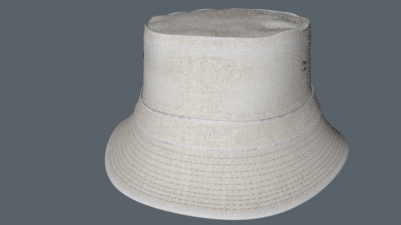Bucket Hat Package 3D model_3