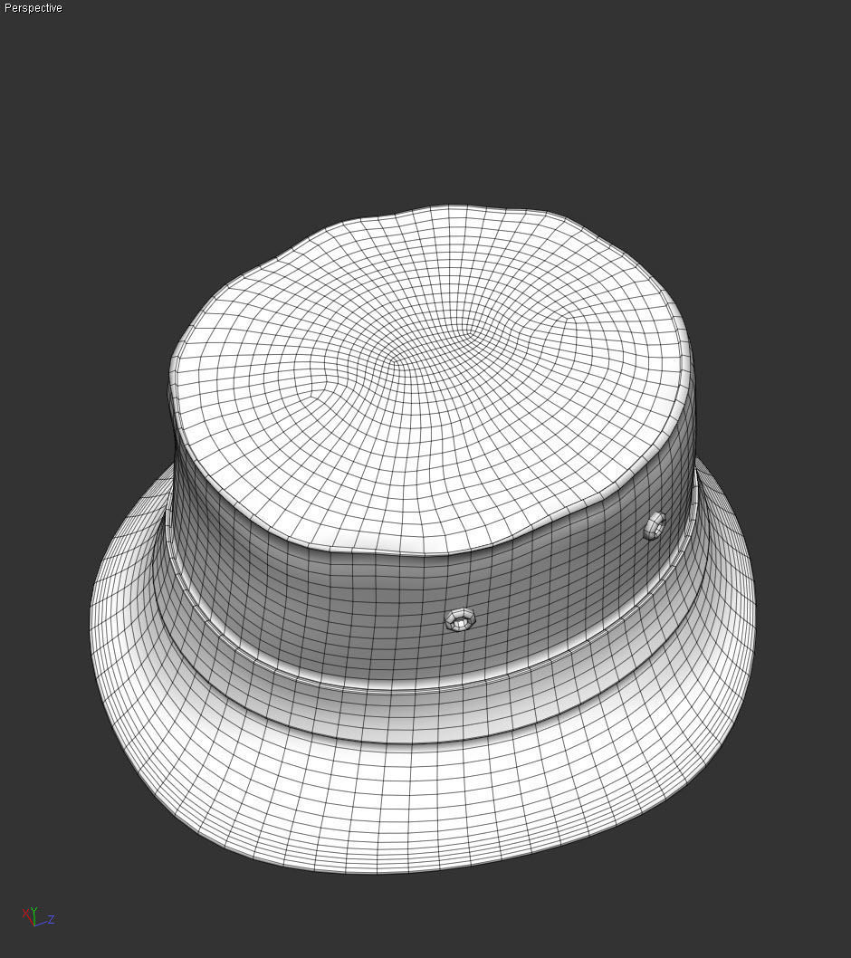 Bucket Hat Package 3D model_14