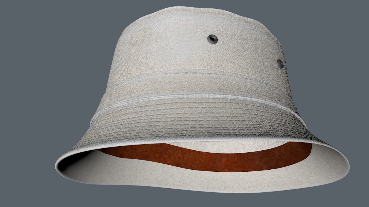 Bucket Hat Package 3D model_7