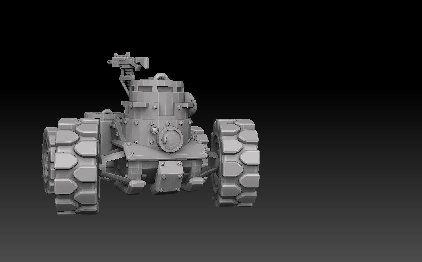 Armored Vehicle Panzer Buggy 3D print model_11