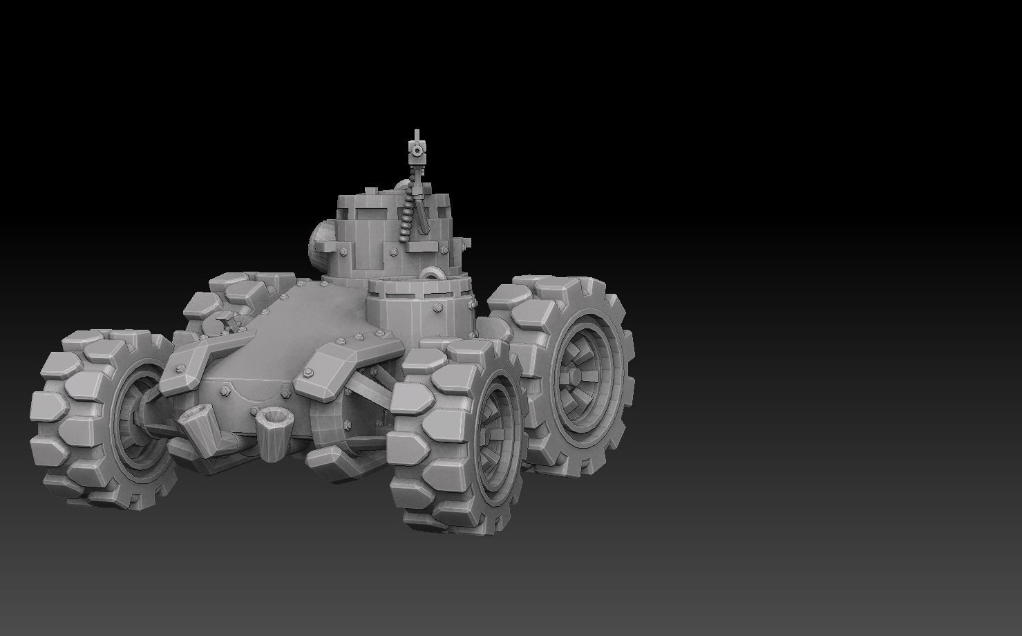 Armored Vehicle Panzer Buggy 3D print model_8