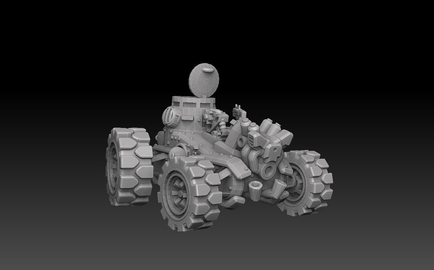 Armored Vehicle Panzer Buggy 3D print model_9