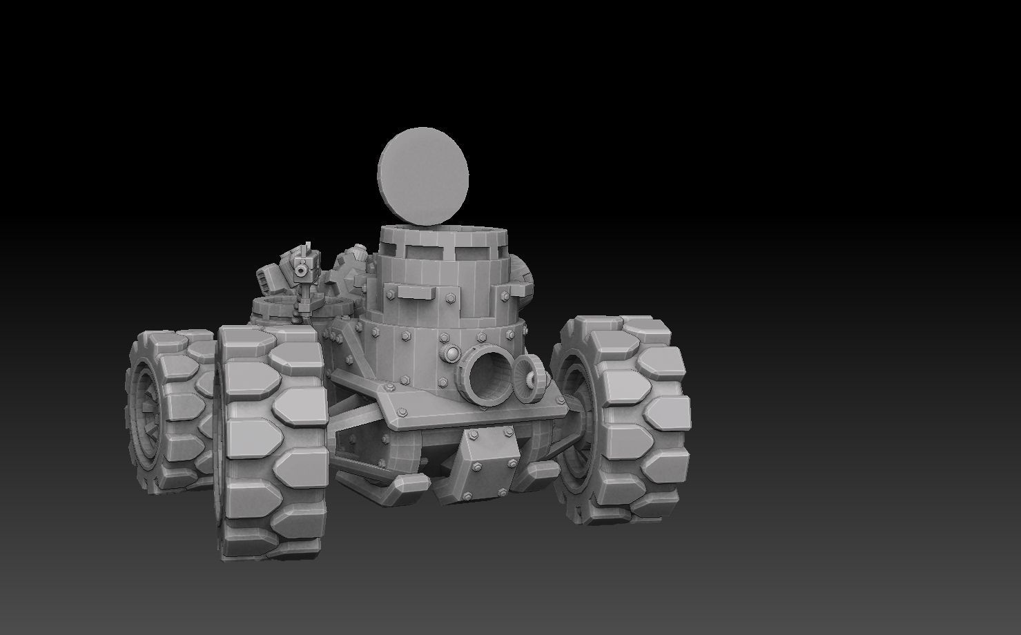 Armored Vehicle Panzer Buggy 3D print model_12
