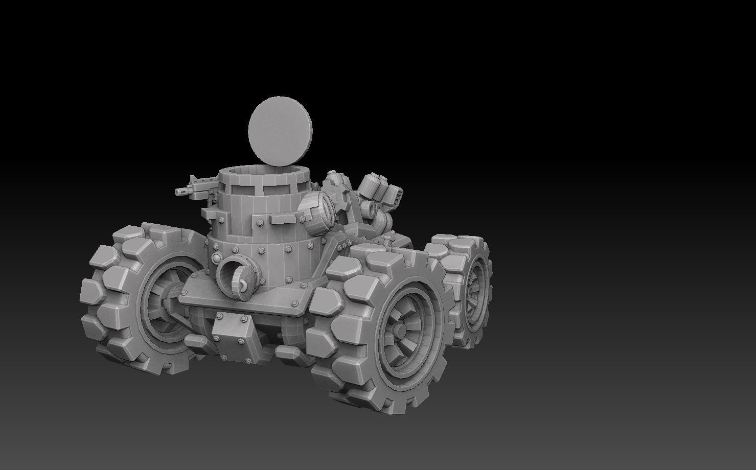Armored Vehicle Panzer Buggy 3D print model_1
