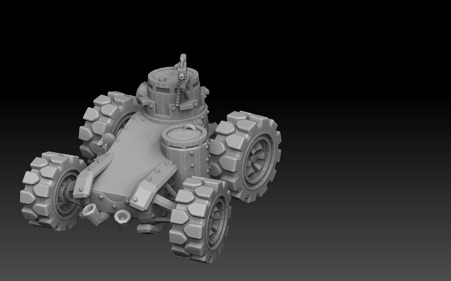 Armored Vehicle Panzer Buggy 3D print model_10
