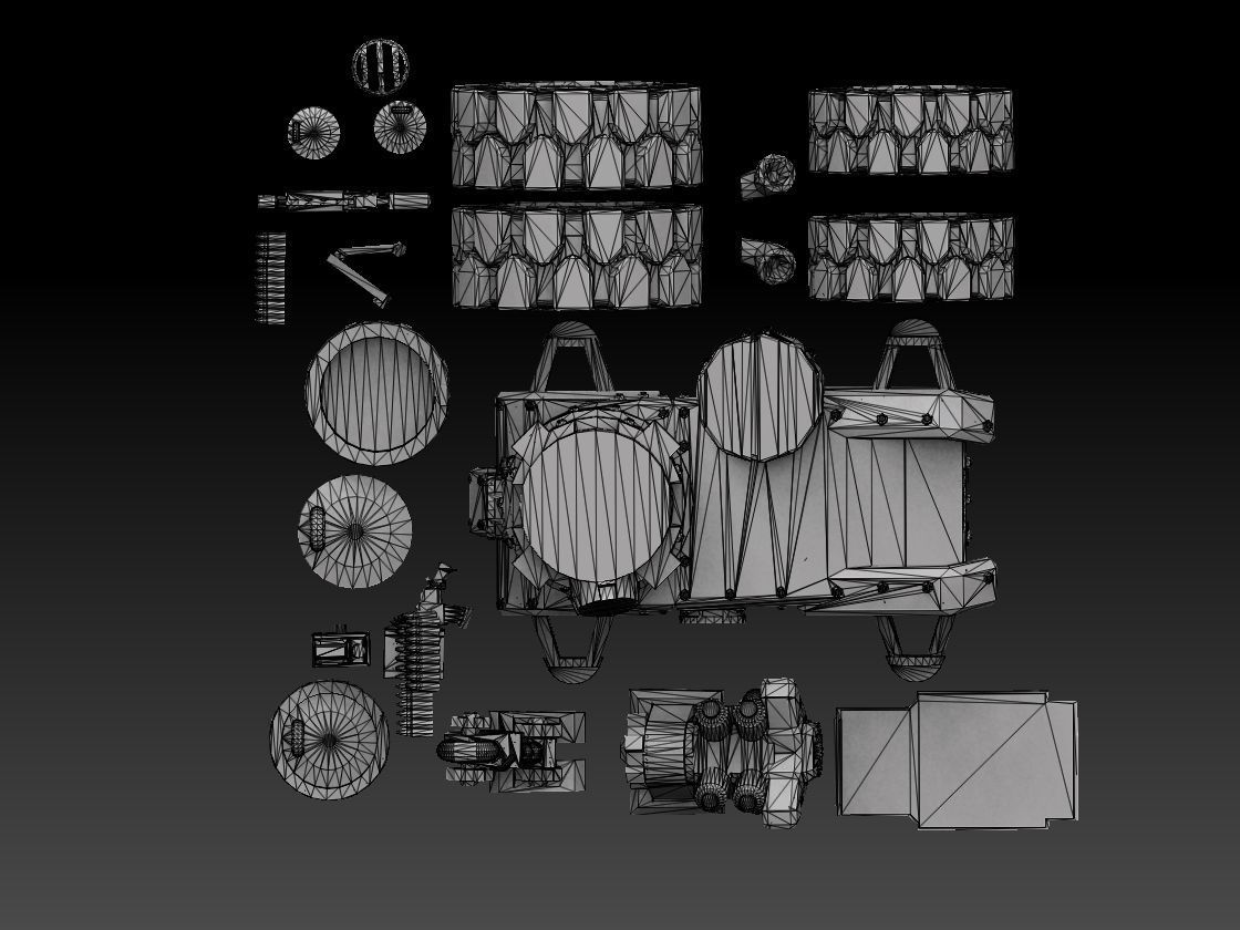 Armored Vehicle Panzer Buggy 3D print model_15