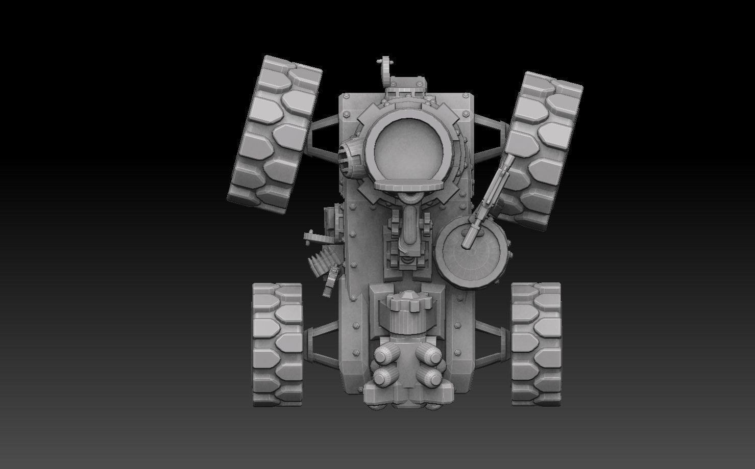 Armored Vehicle Panzer Buggy 3D print model_13