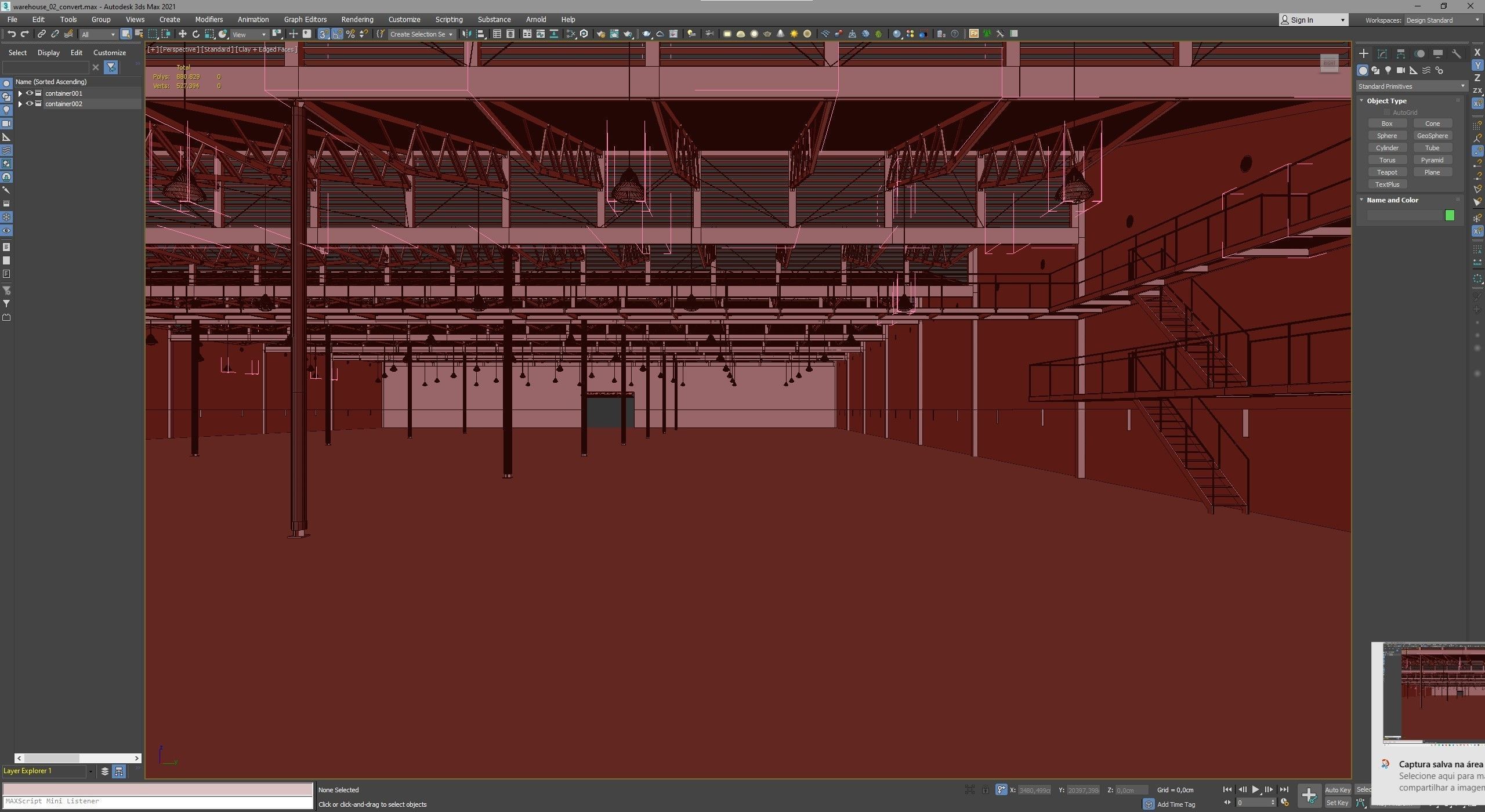 Wood Warehouse  3D model_6