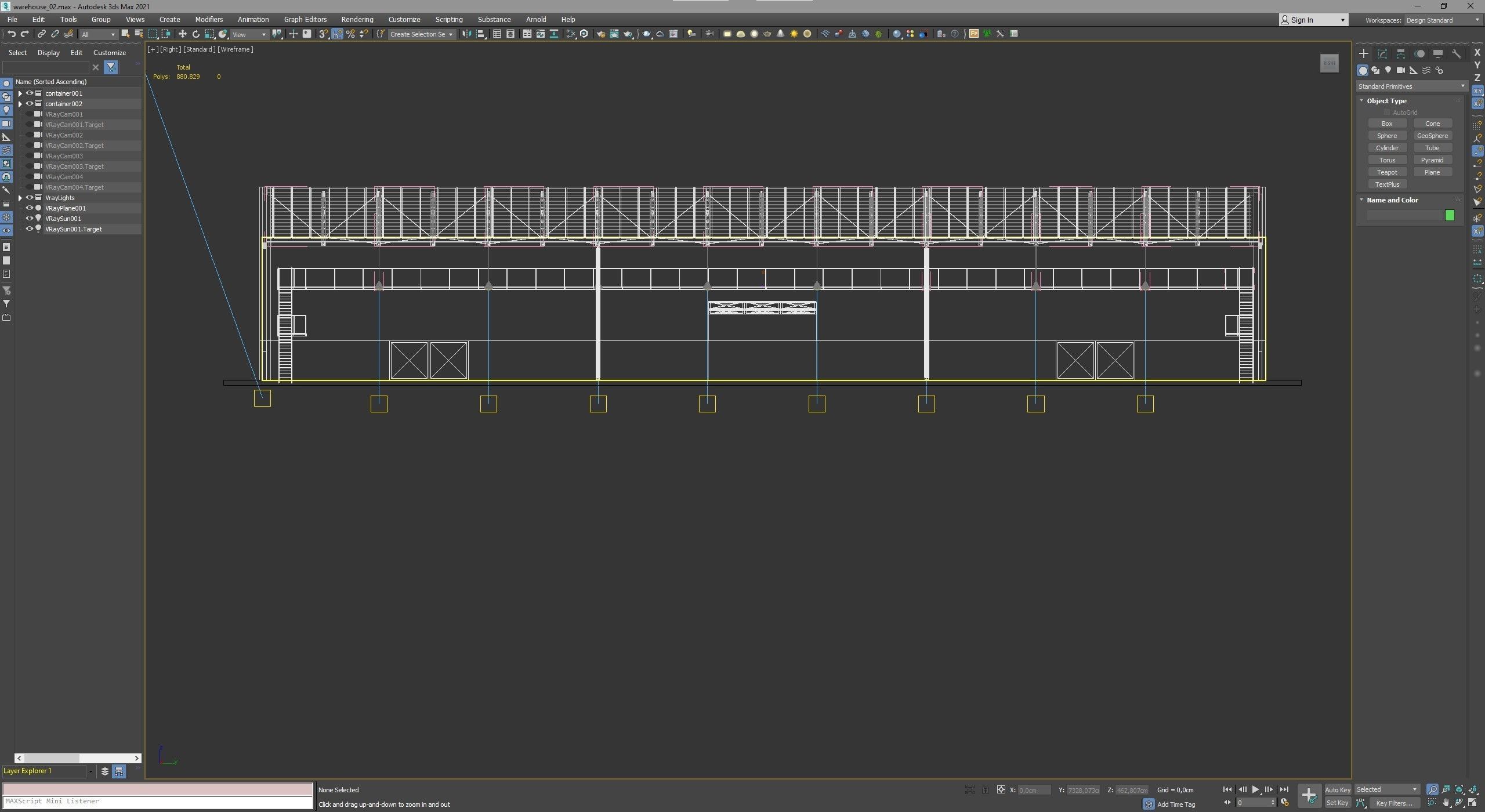 Wood Warehouse  3D model_8
