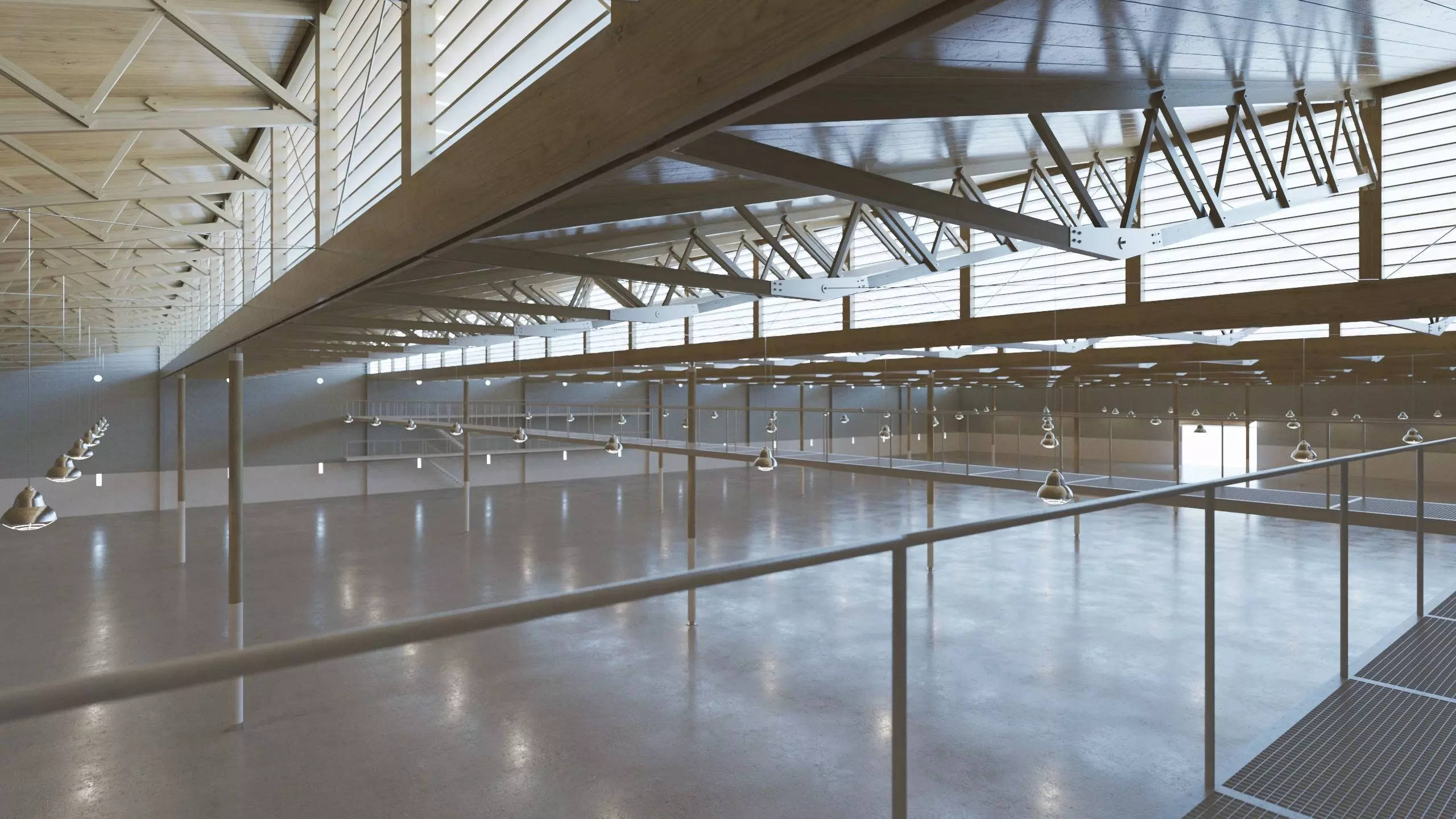 Wood Warehouse  3D model_0