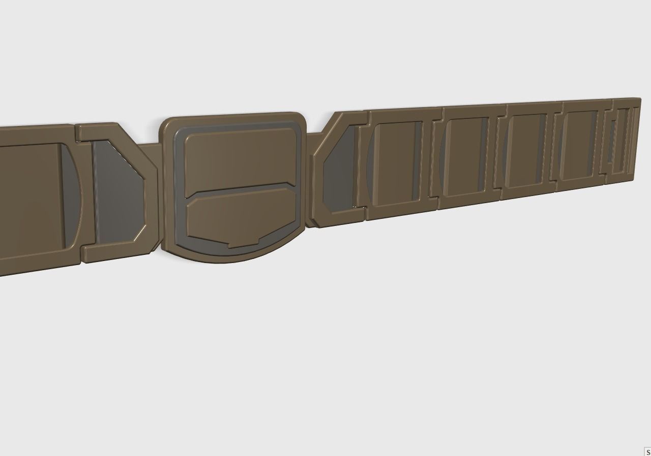 Titans Red Hood Belt 3D print model_2