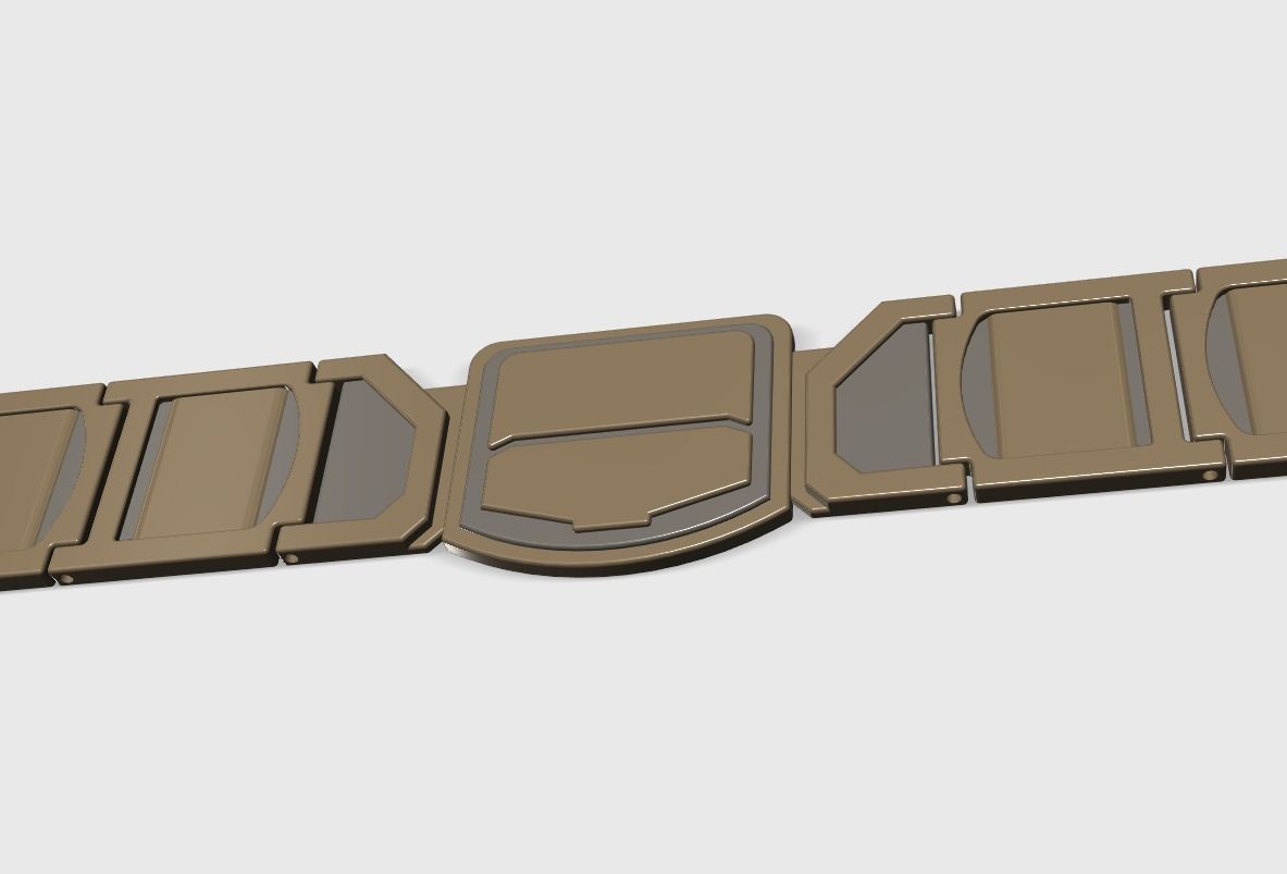 Titans Red Hood Belt 3D print model_1