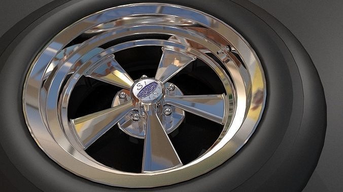 cragar s-s car wheel 3D model