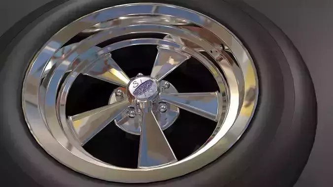 cragar s-s car wheel 3D model