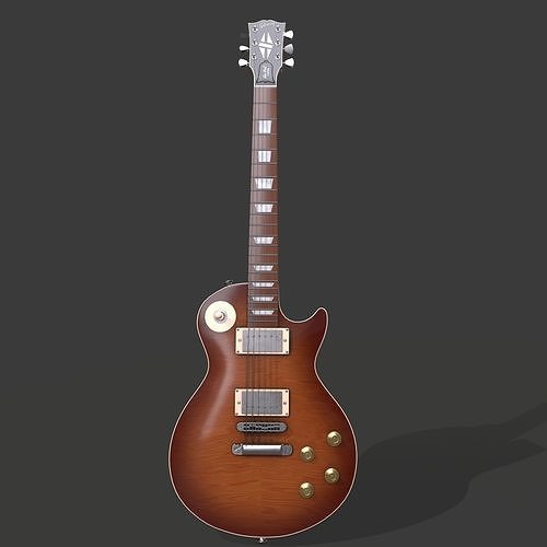 Gibson Les Paul - 4K PBR Low-poly 3D model