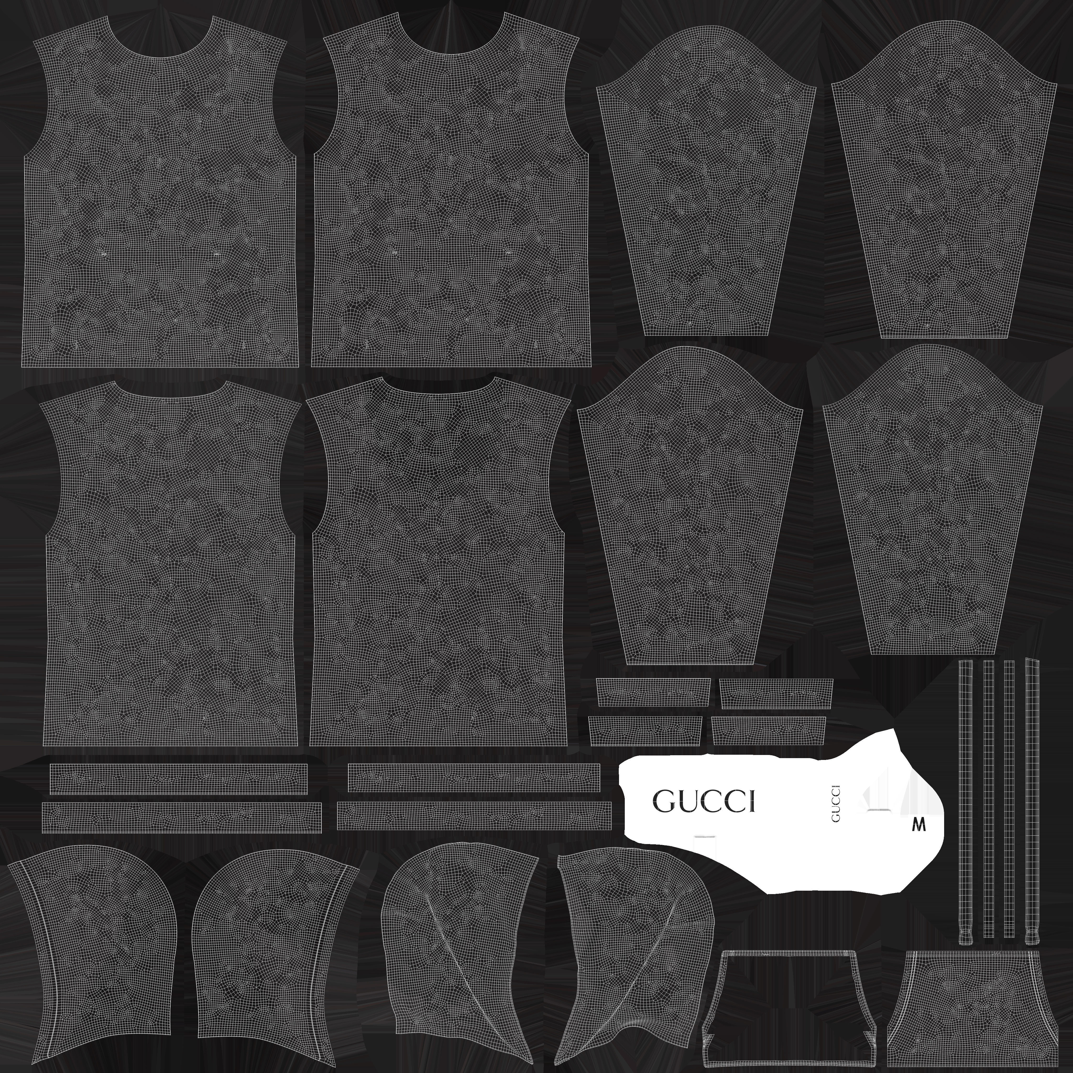 Black hoodie 3D model 3D model_7