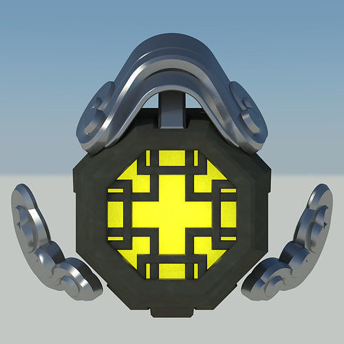 Overwatch Tracer Chronal accelerator front Hong Gildong 3D print model