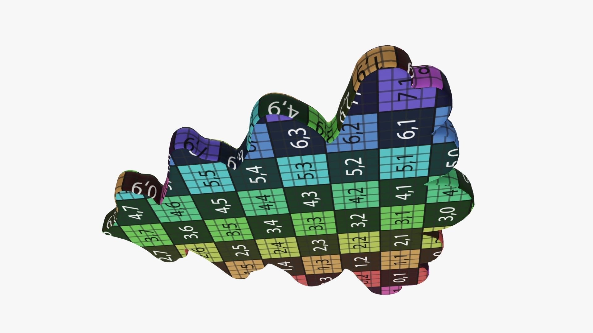 Fir tree Christmas cookie 02 3D model_14