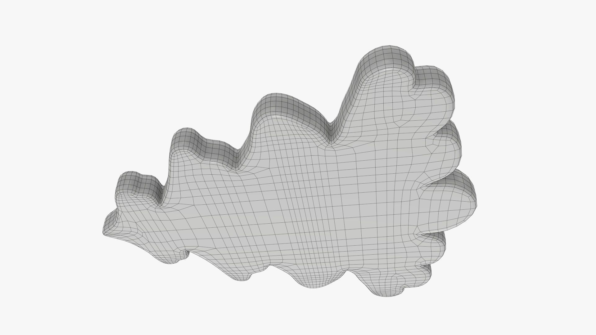 Fir tree Christmas cookie 02 3D model_9