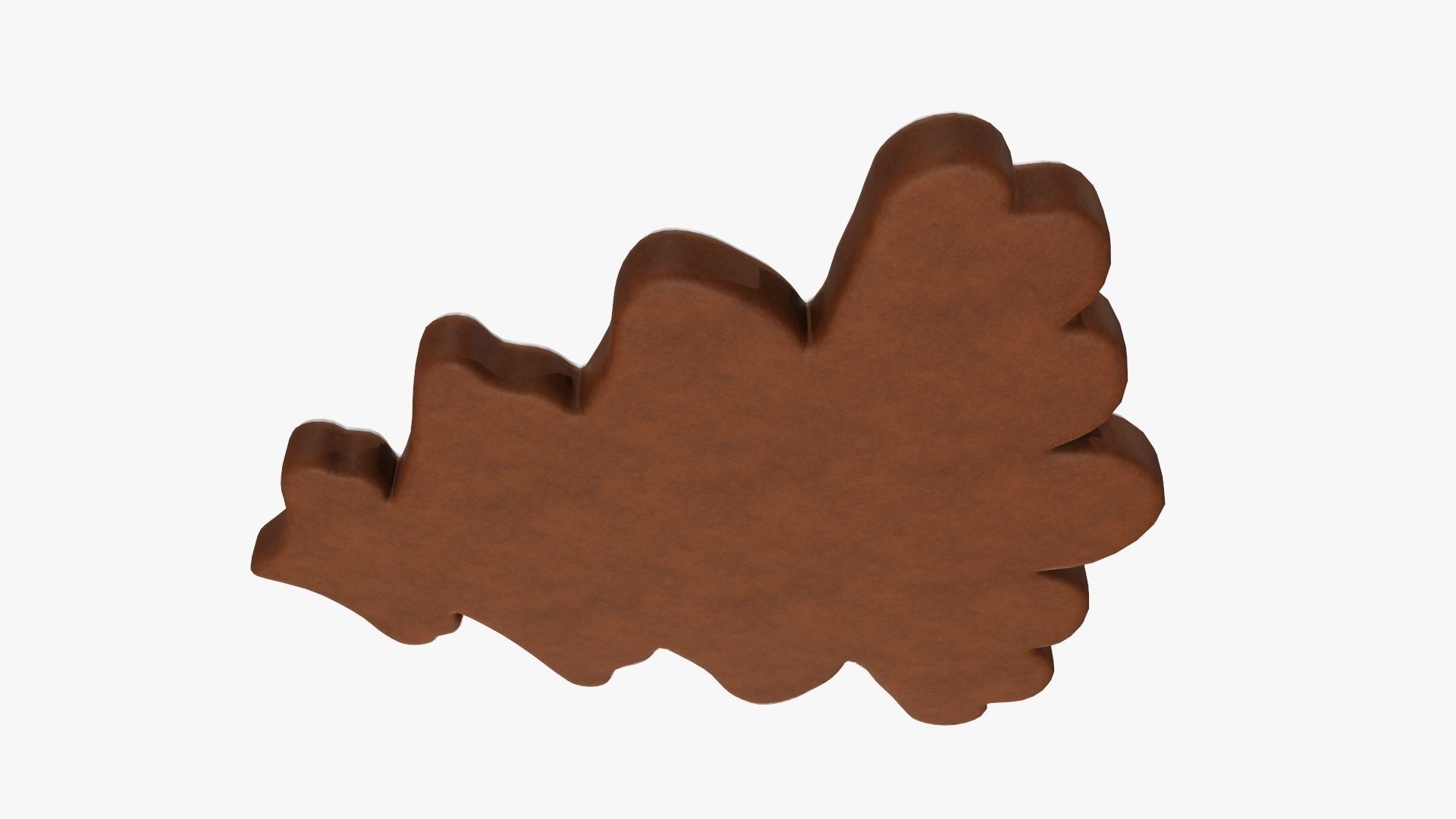 Fir tree Christmas cookie 02 3D model_4