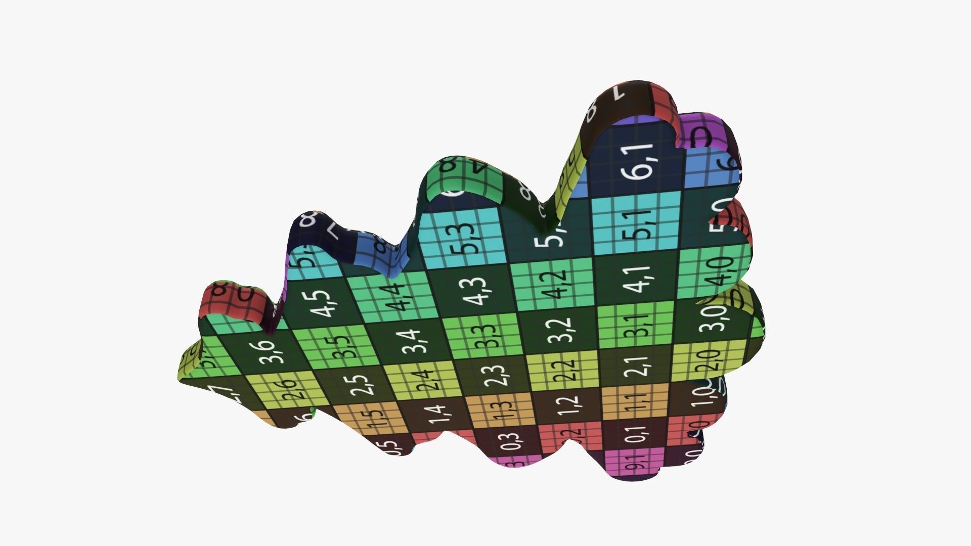 Fir tree Christmas cookie 03 3D model_14