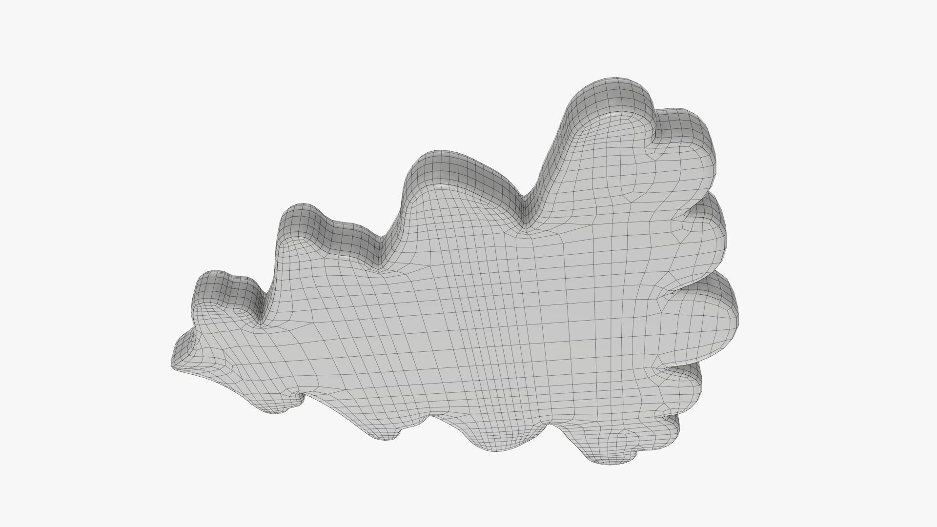 Fir tree Christmas cookie 03 3D model_9