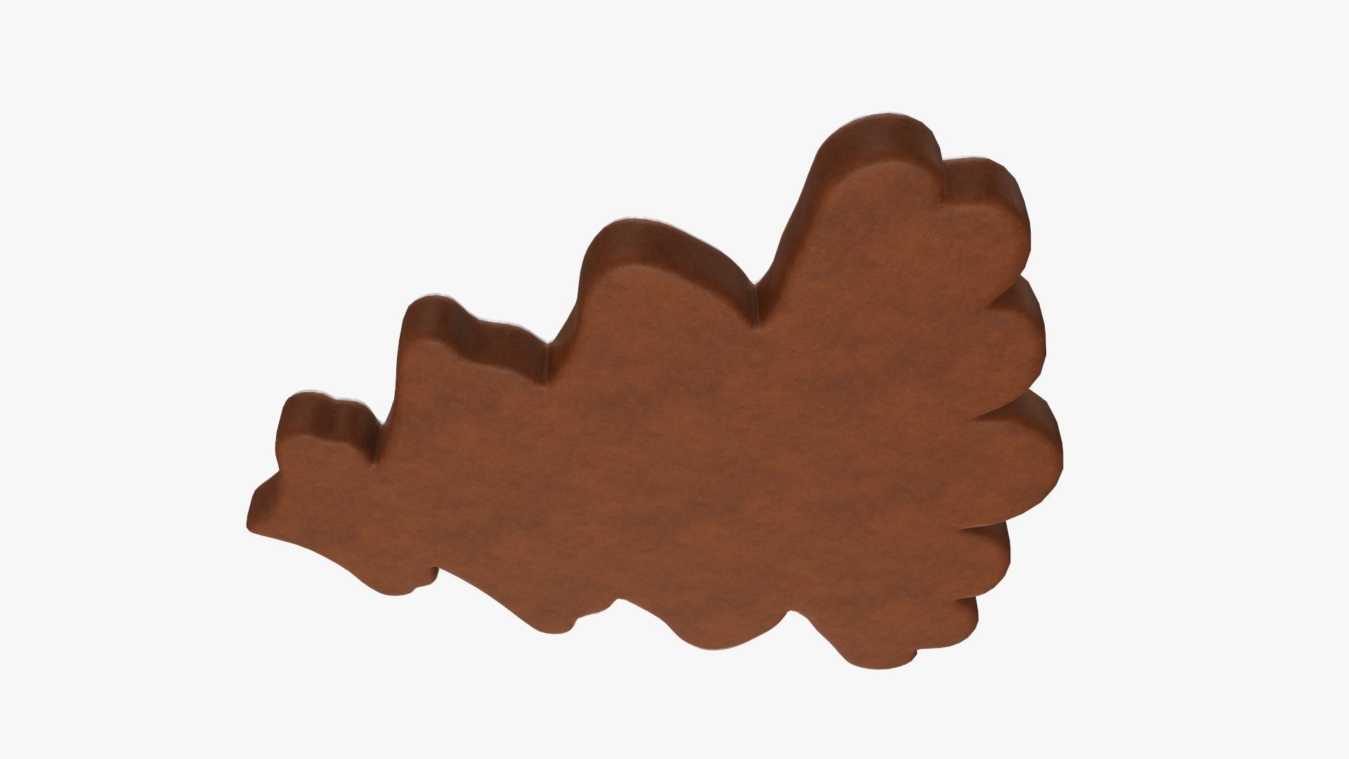 Fir tree Christmas cookie 03 3D model_4