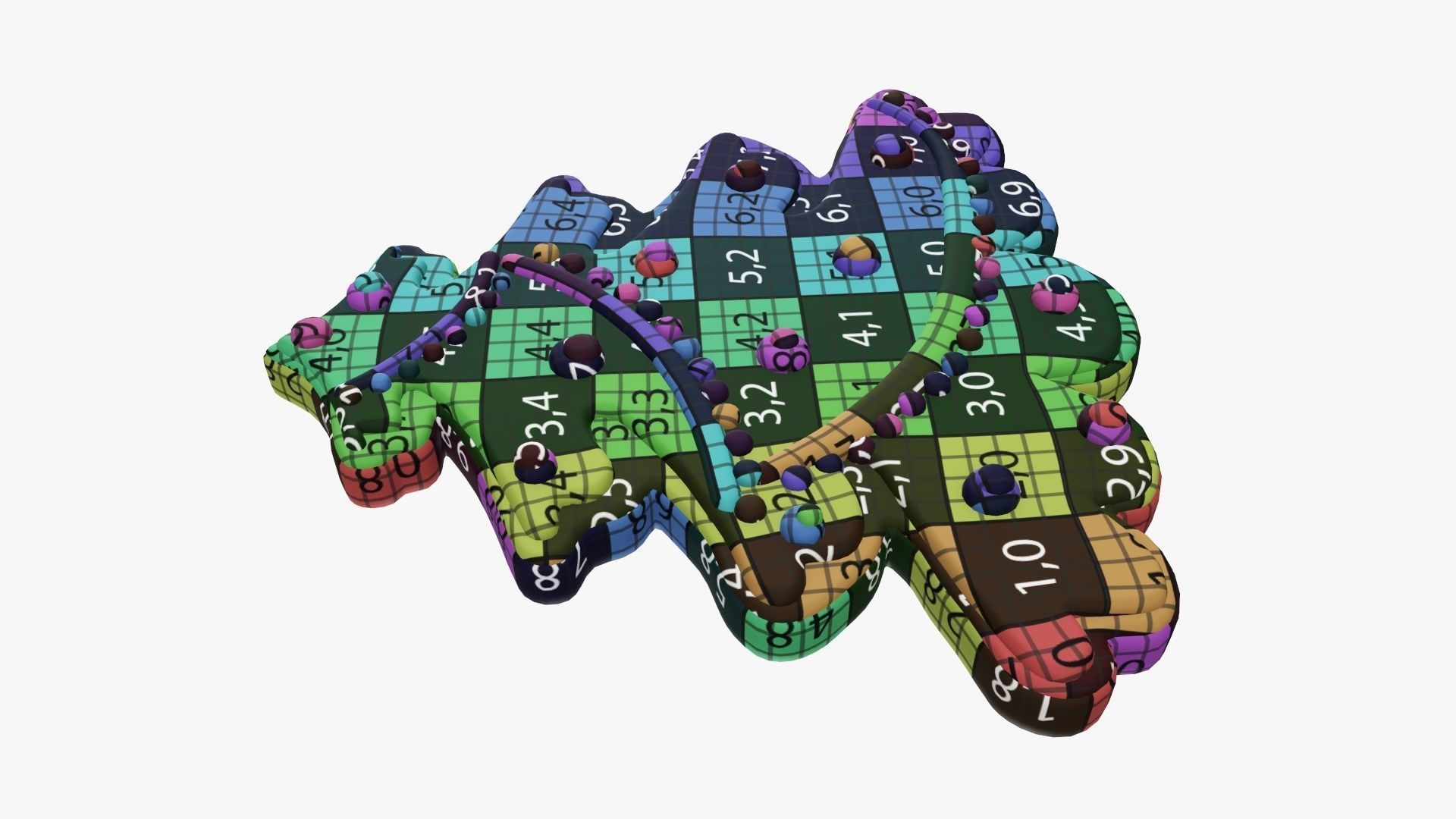 Fir tree Christmas cookie 03 3D model_13