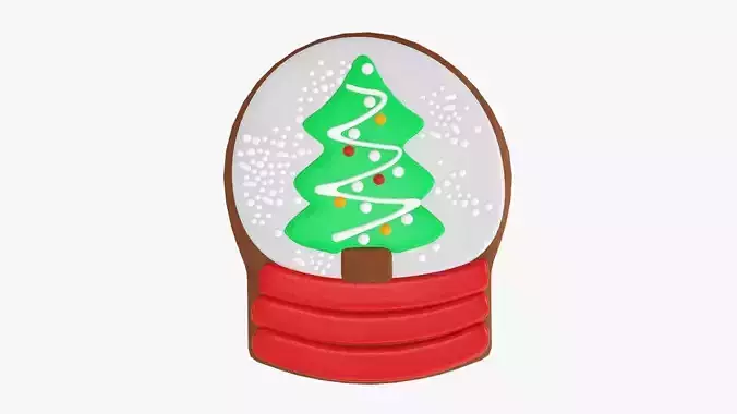 Christmas cookie fir tree 04