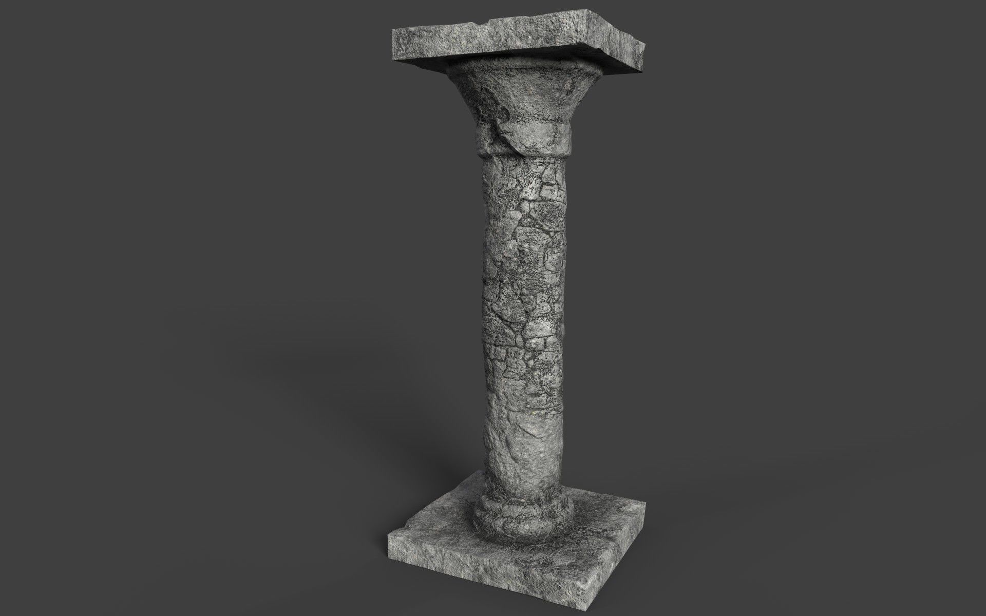Ancient Ruins Pack Low-poly 3D model_25