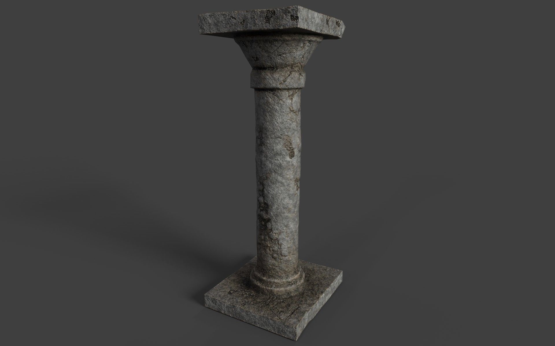 Ancient Ruins Pack Low-poly 3D model_21