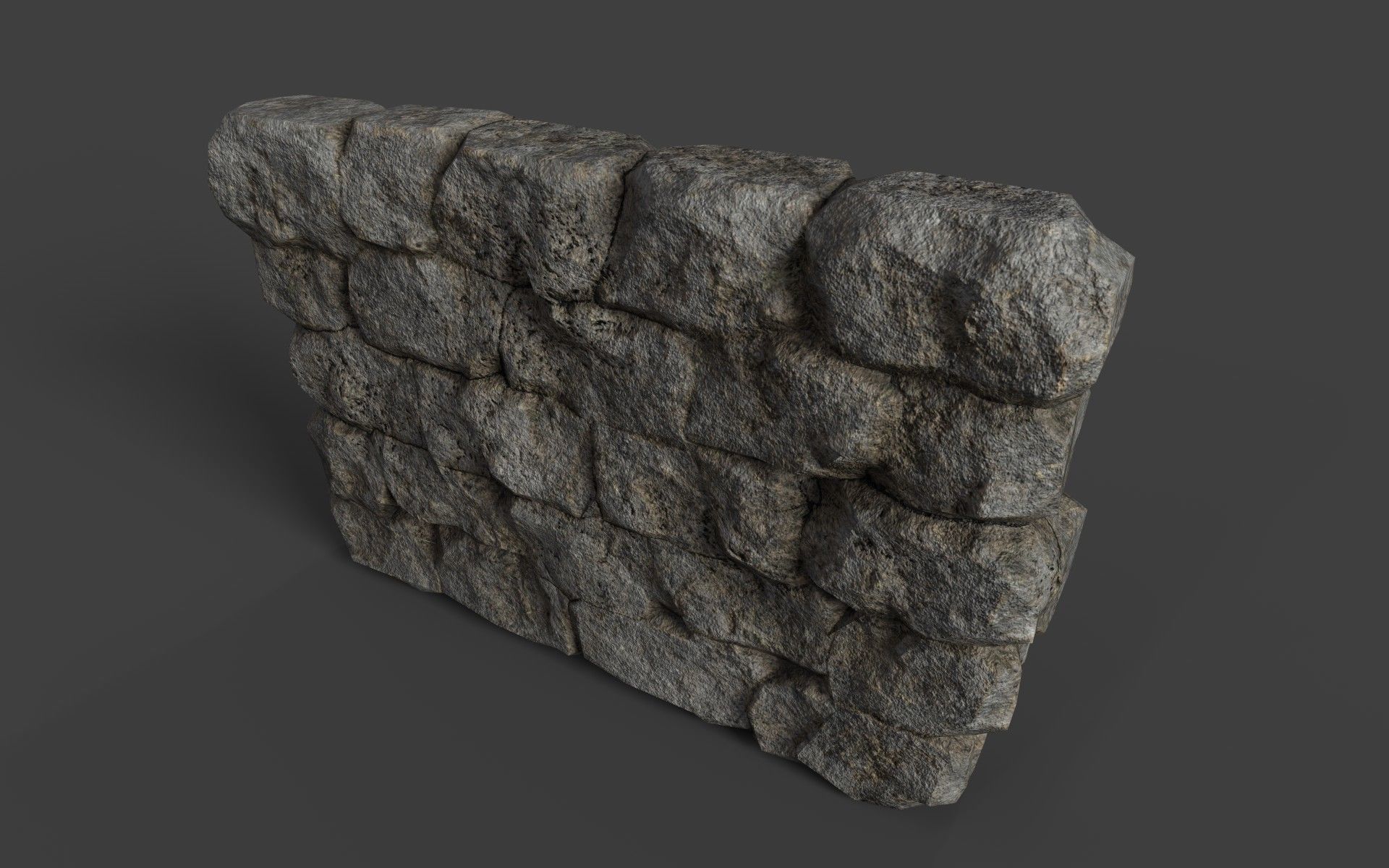 Ancient Ruins Pack Low-poly 3D model_37