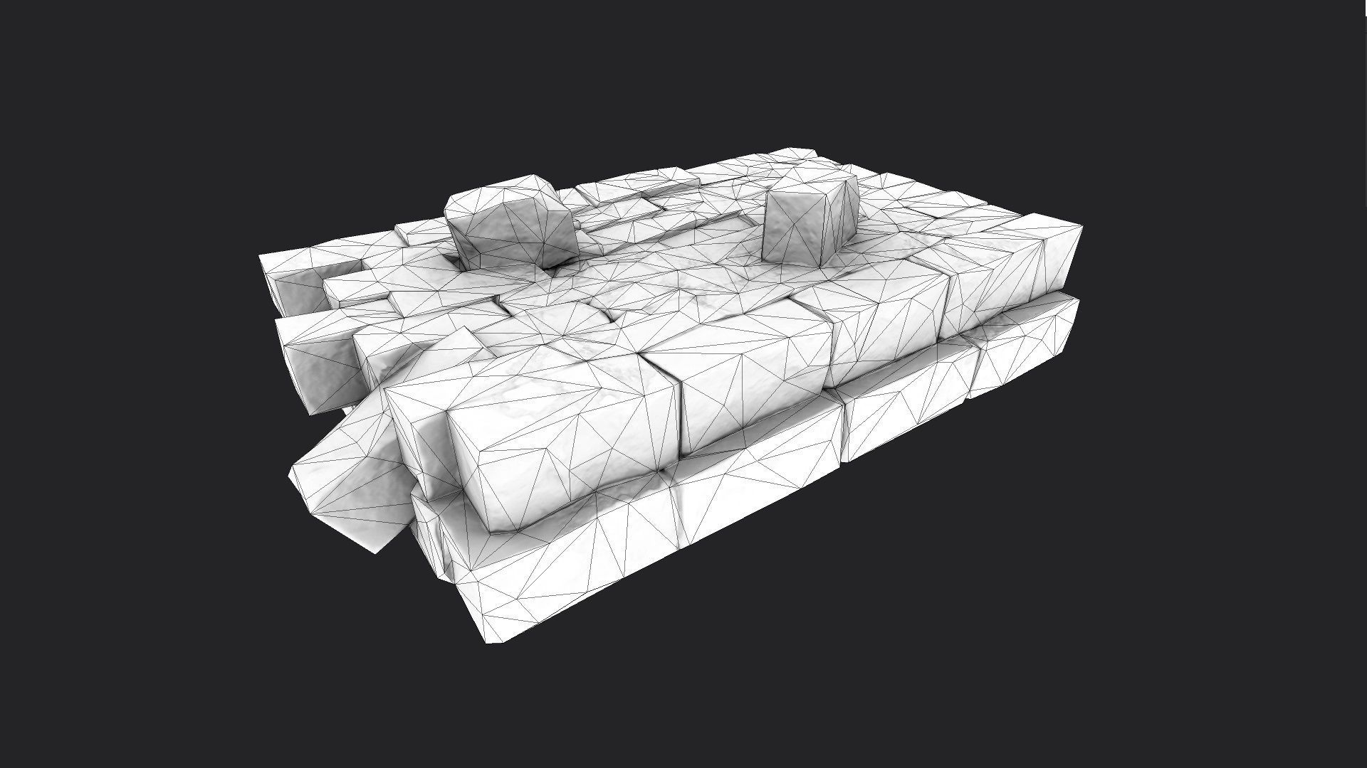 Ancient Ruins Pack Low-poly 3D model_18