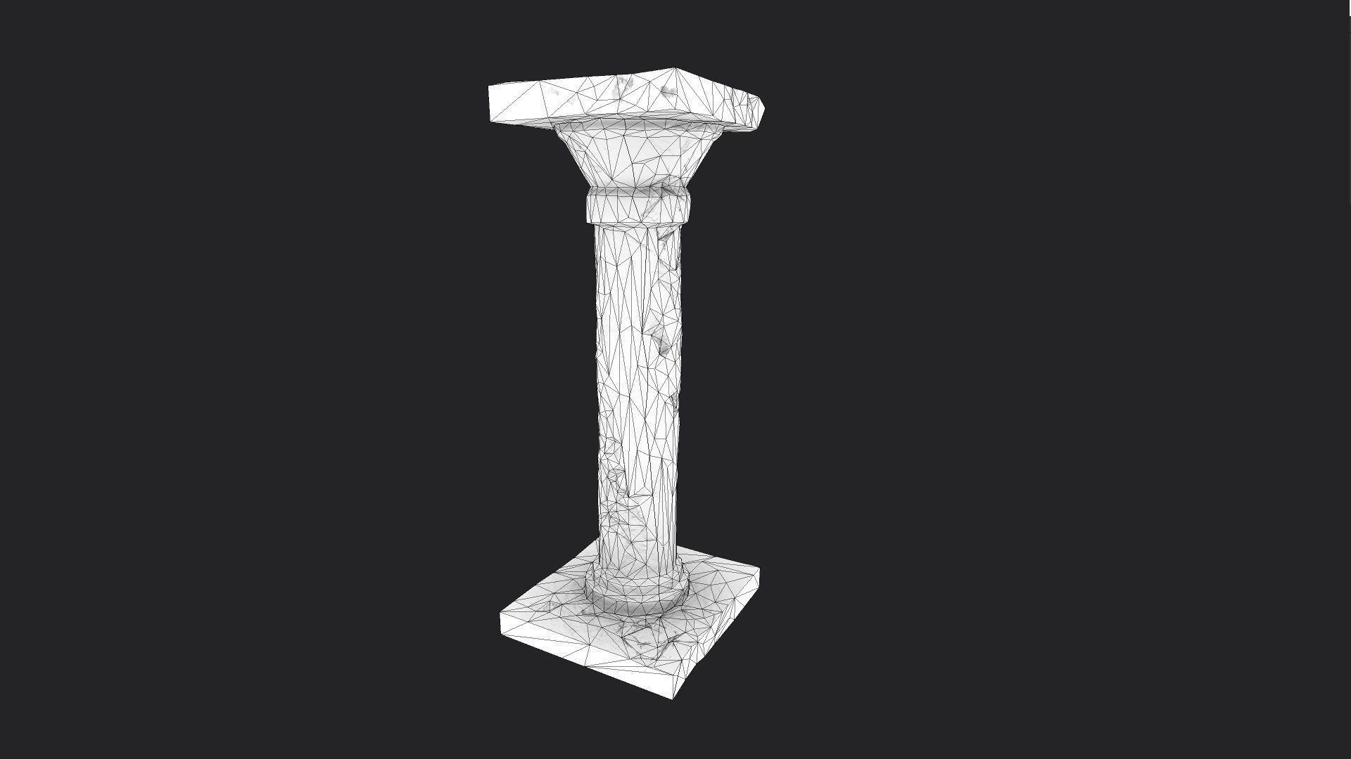 Ancient Ruins Pack Low-poly 3D model_22