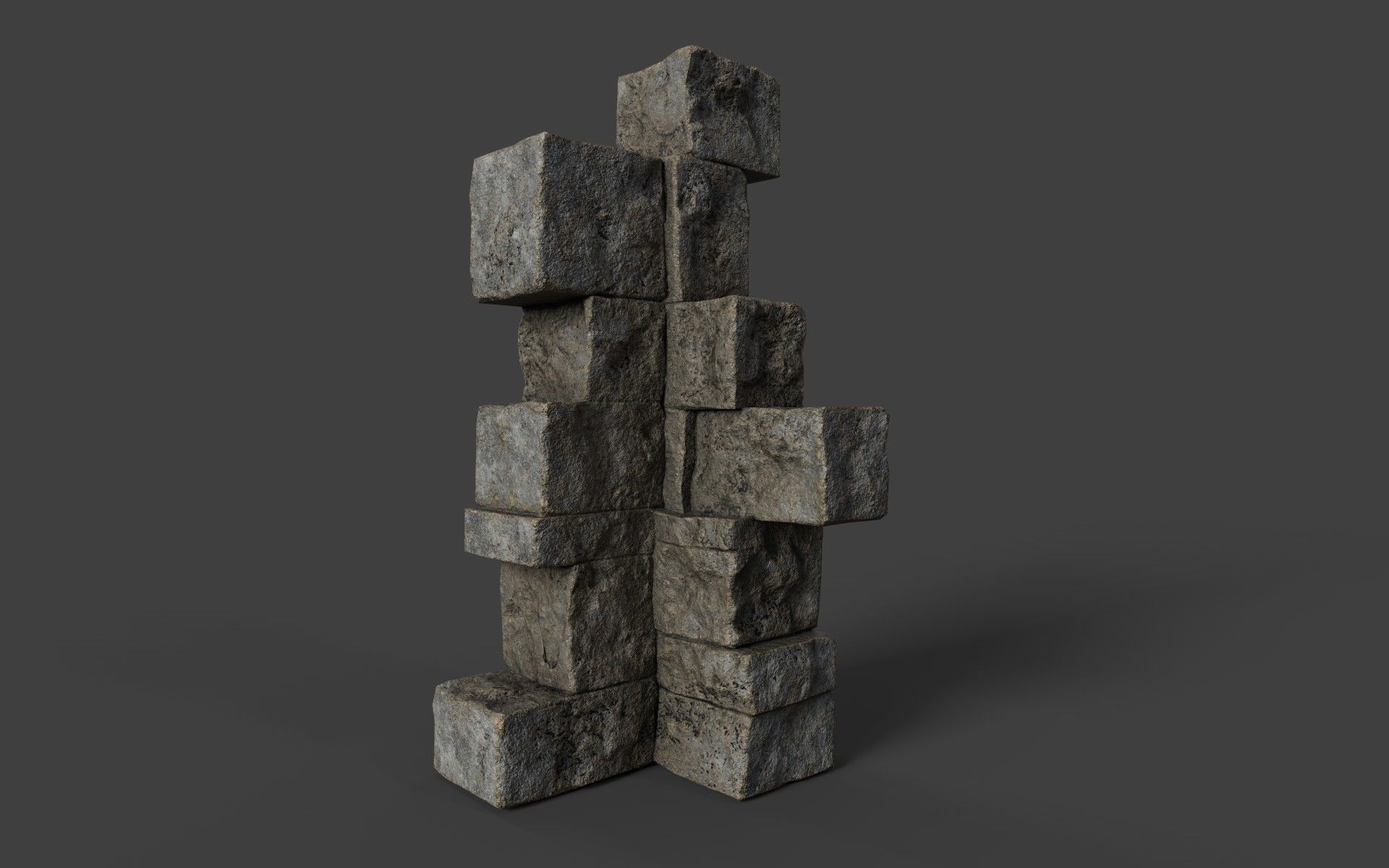Ancient Ruins Pack Low-poly 3D model_45