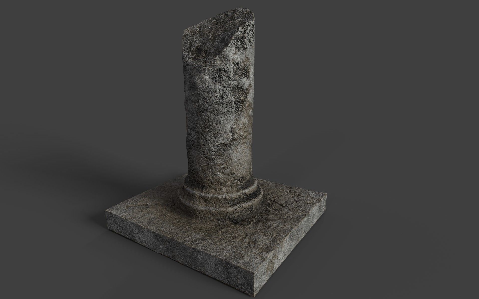Ancient Ruins Pack Low-poly 3D model_23