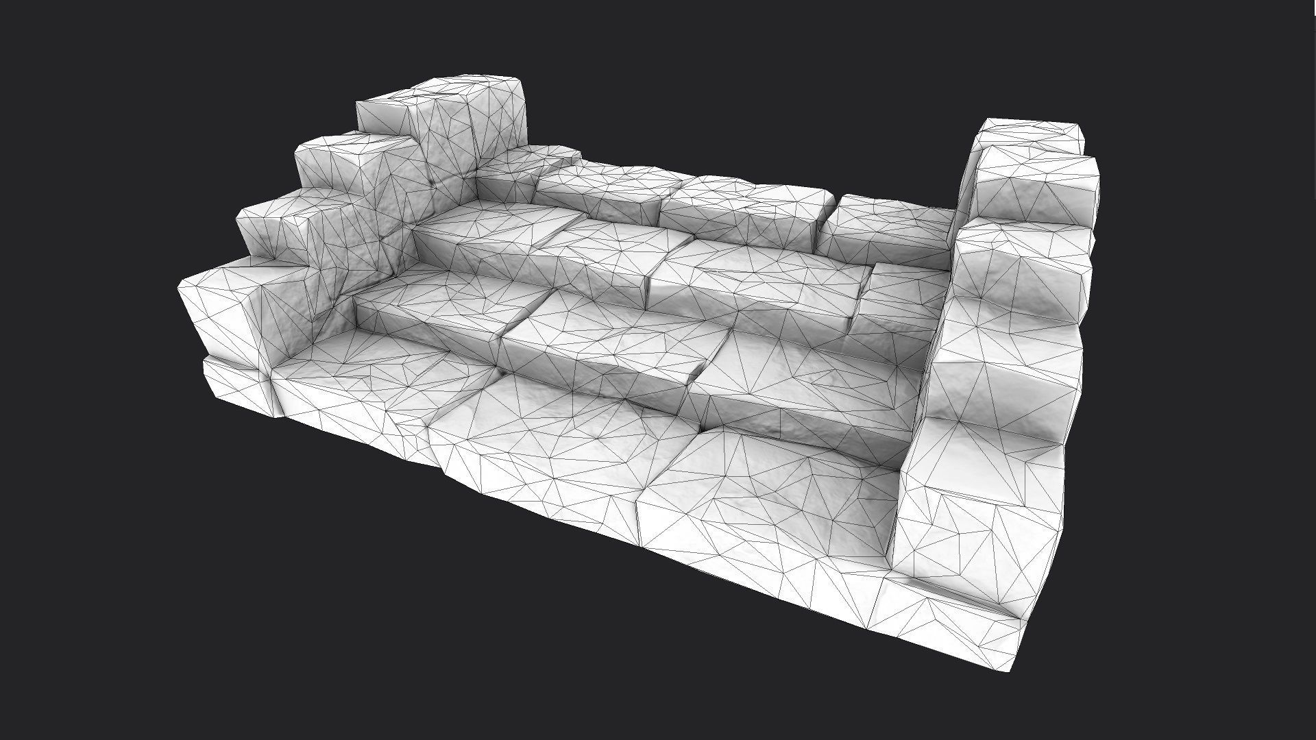 Ancient Ruins Pack Low-poly 3D model_34