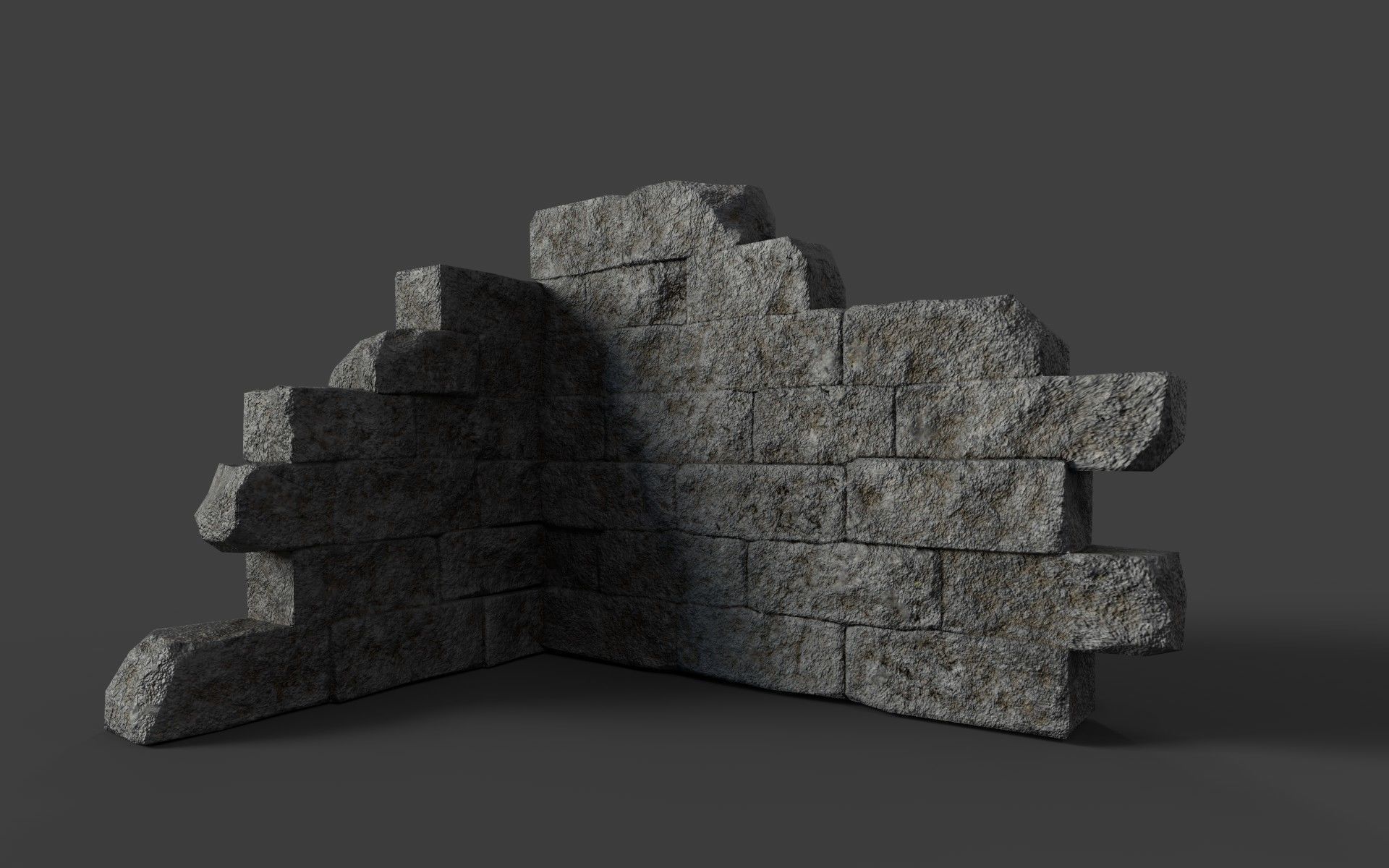 Ancient Ruins Pack Low-poly 3D model_39