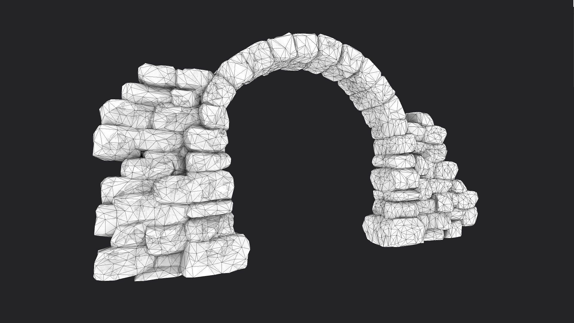 Ancient Ruins Pack Low-poly 3D model_10