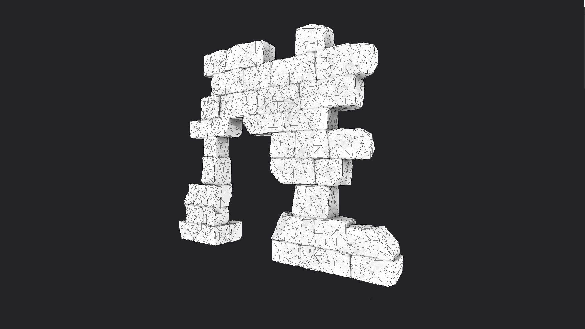 Ancient Ruins Pack Low-poly 3D model_42