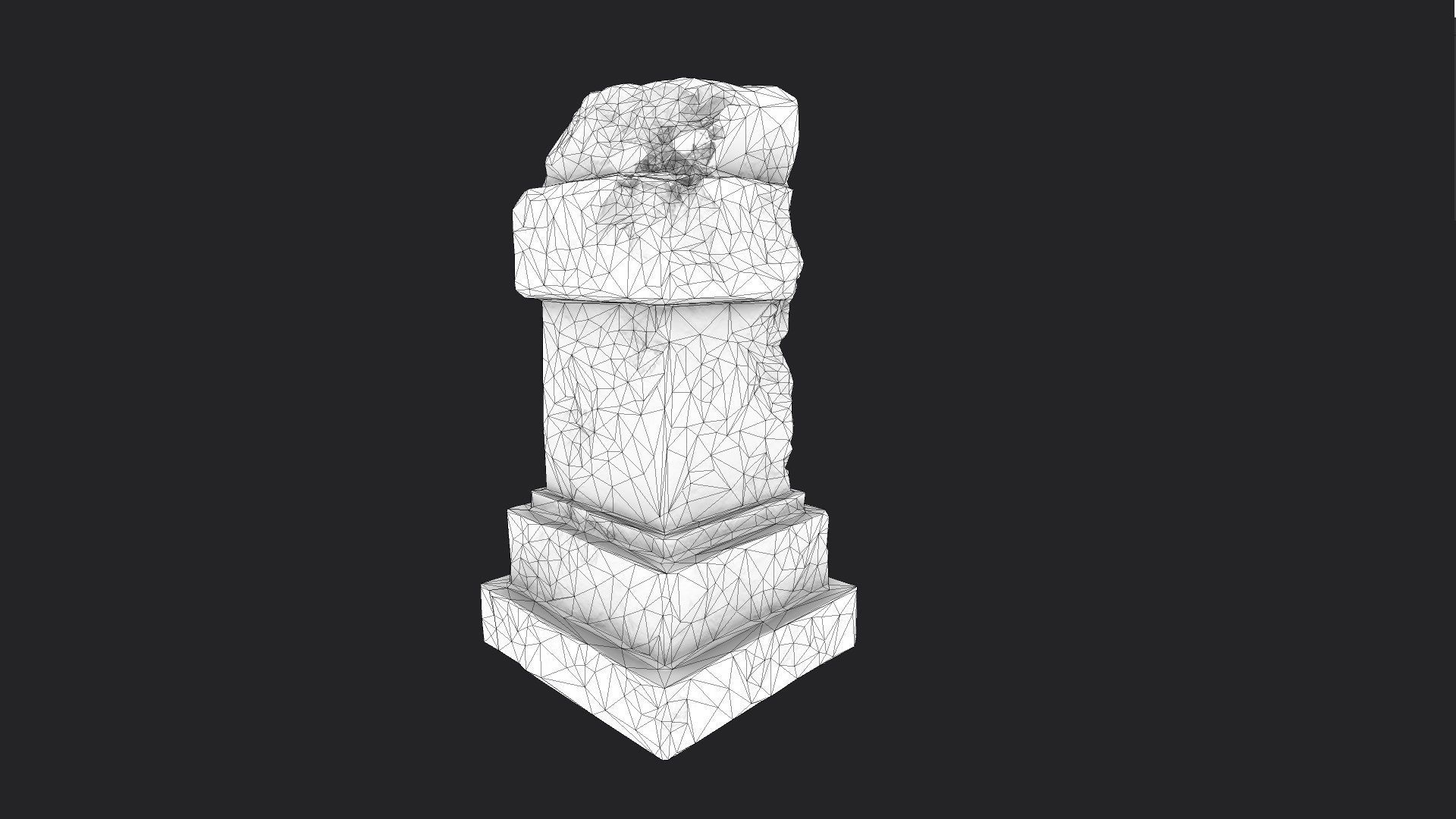 Ancient Ruins Pack Low-poly 3D model_16