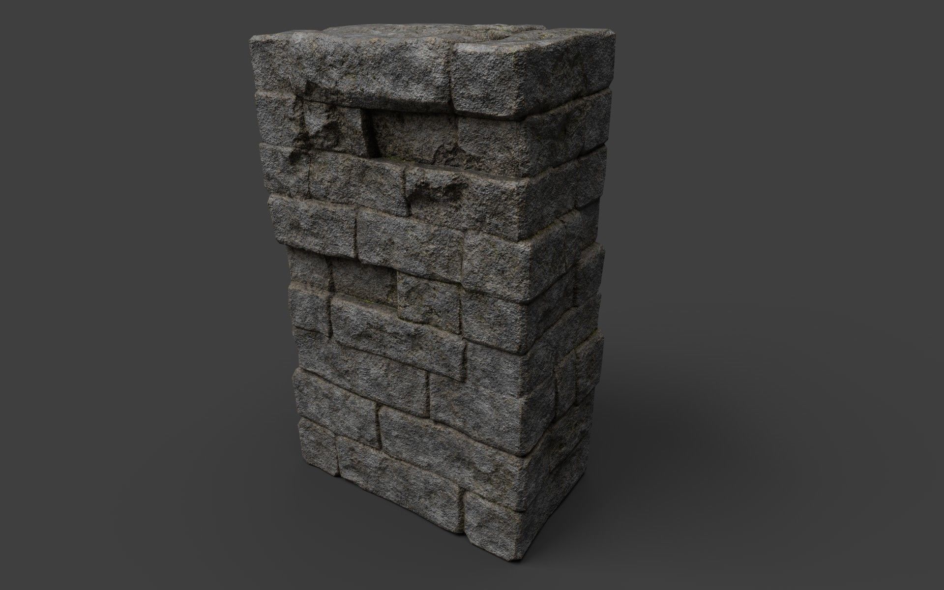 Ancient Ruins Pack Low-poly 3D model_47