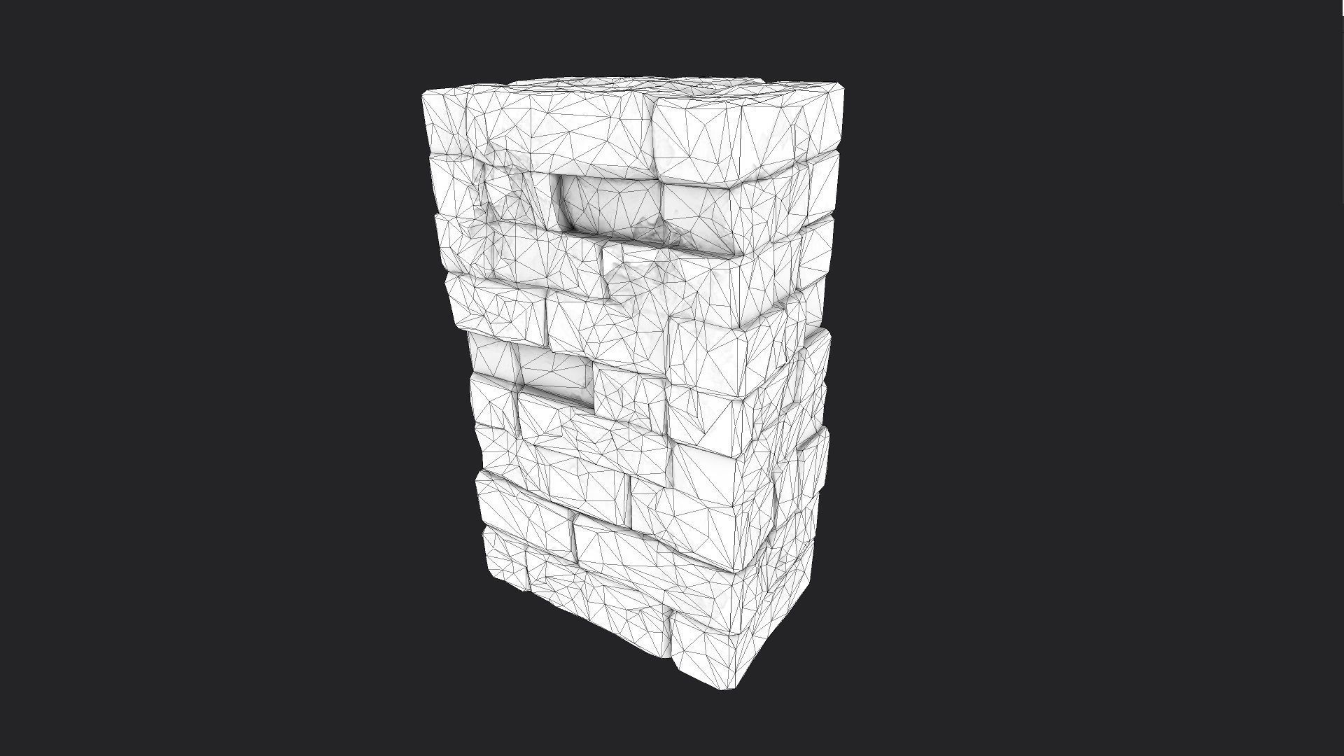Ancient Ruins Pack Low-poly 3D model_48
