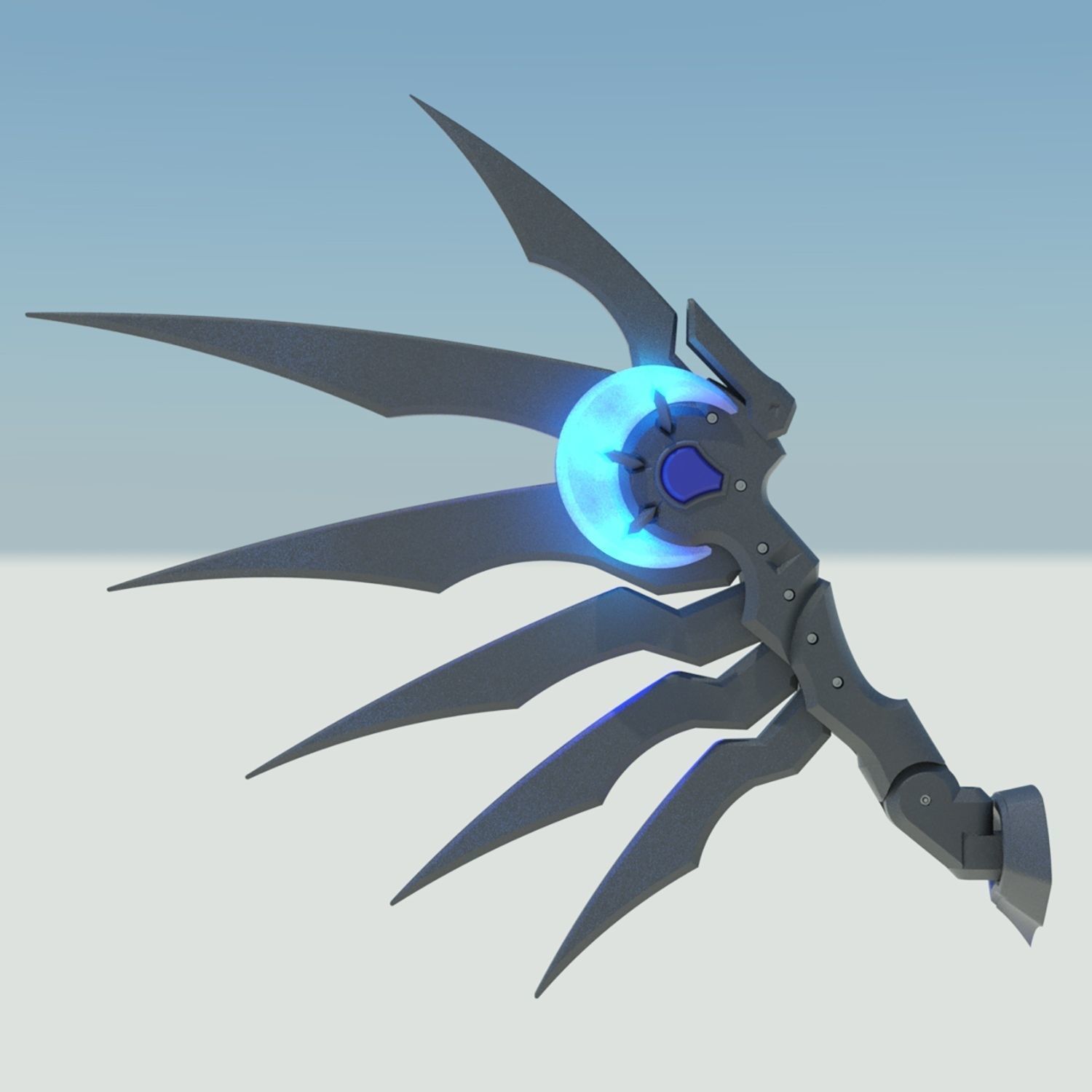 Overwatch Angela Ziegler Mercy Wings Atlantic All Stars 2019 3D print model_2