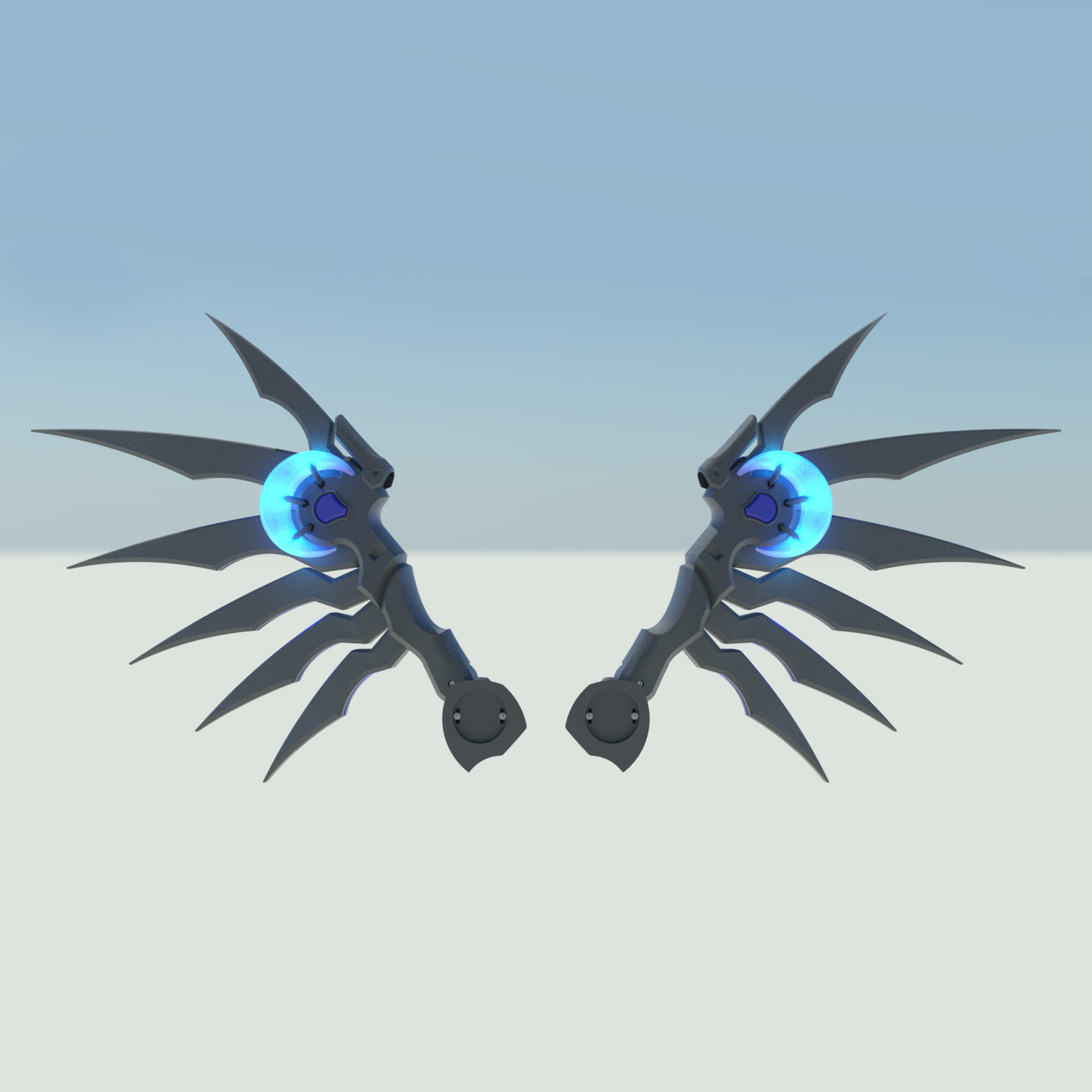 Overwatch Angela Ziegler Mercy Wings Atlantic All Stars 2019 3D print model_1