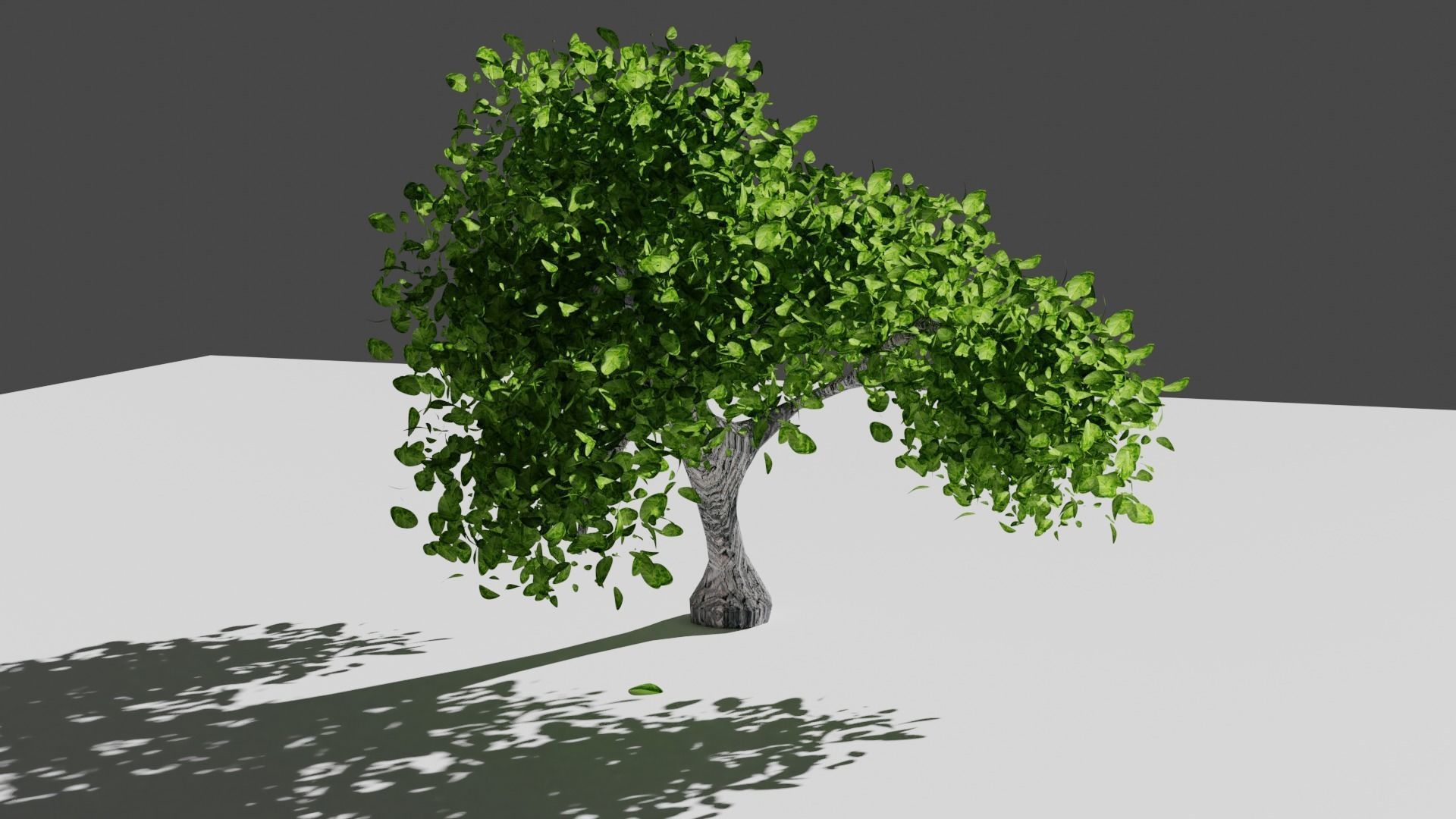 Free Tree lowpoly for eviroment Free 3D model_1