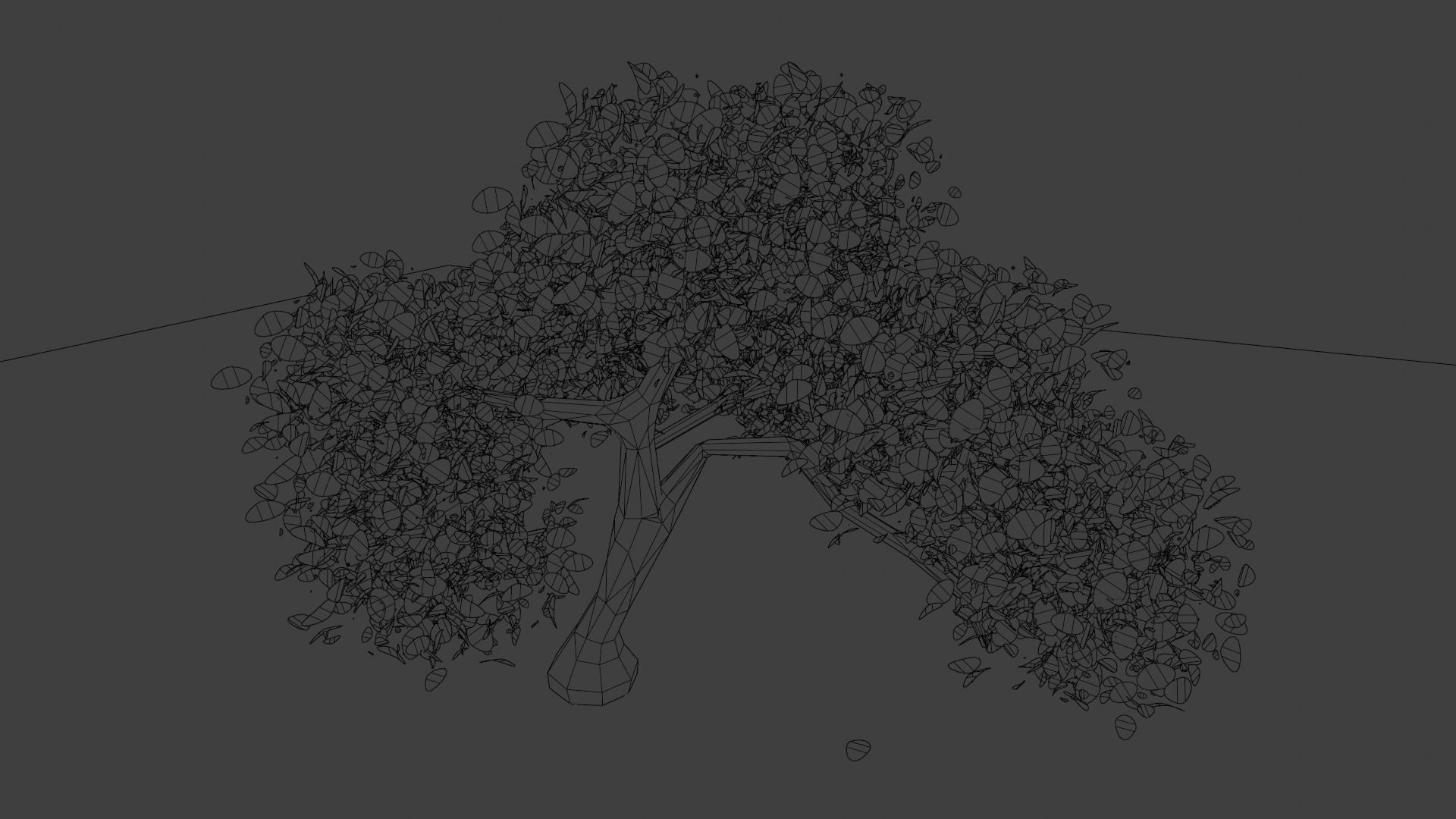 Free Tree lowpoly for eviroment Free 3D model_7