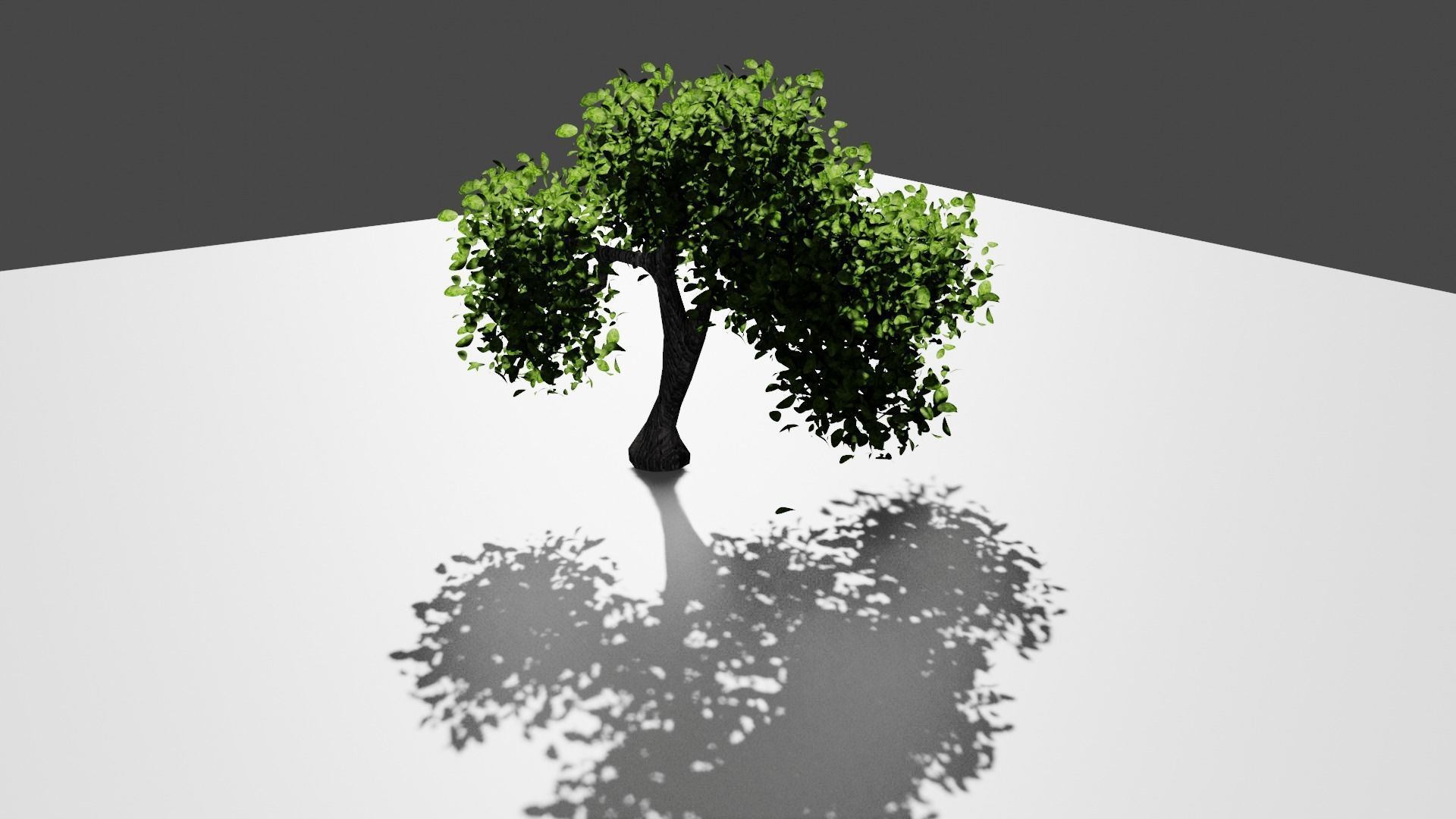 Free Tree lowpoly for eviroment Free 3D model_2